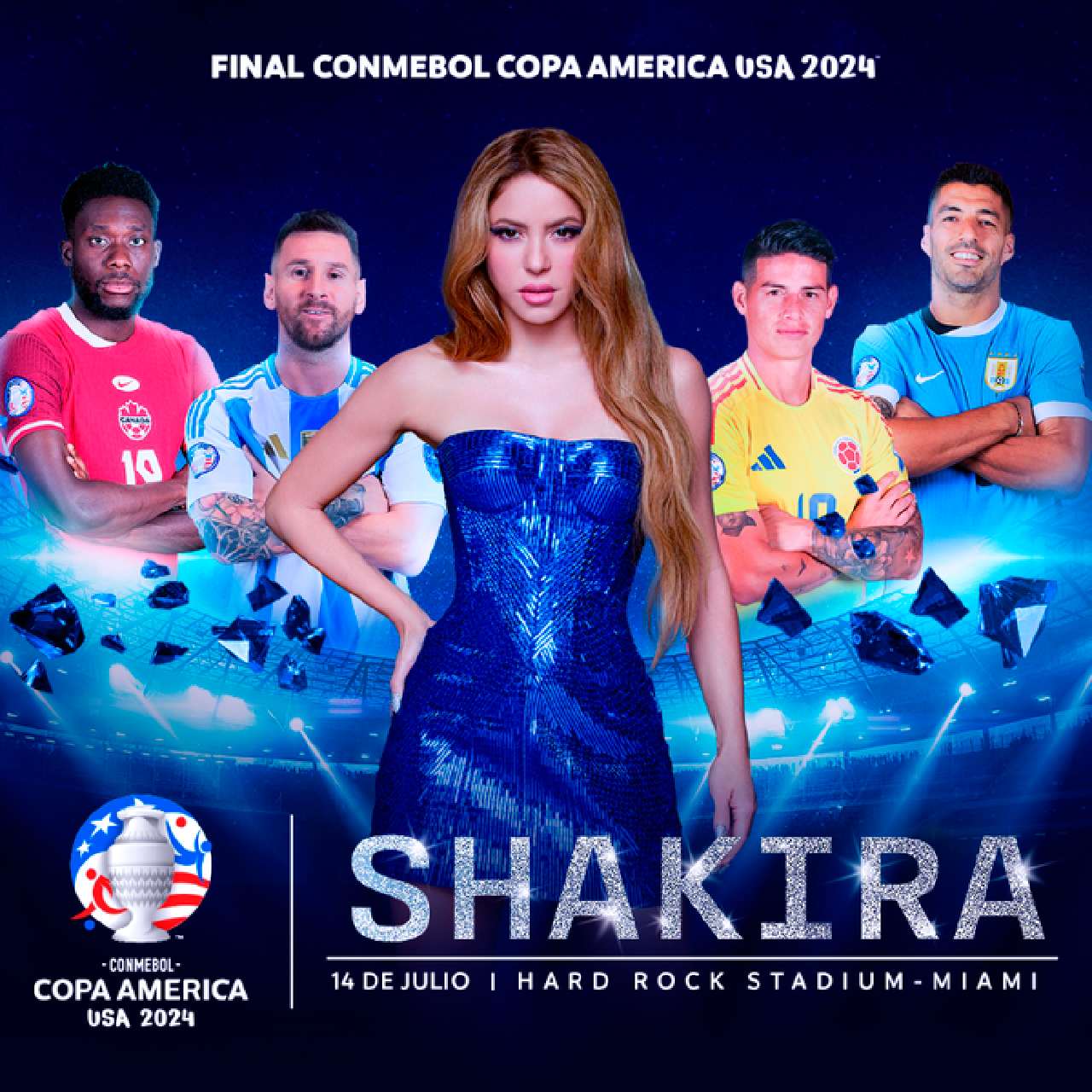 Shakira se presentará en vivo en la final de la Copa América 2024: Todos los detalles aquí